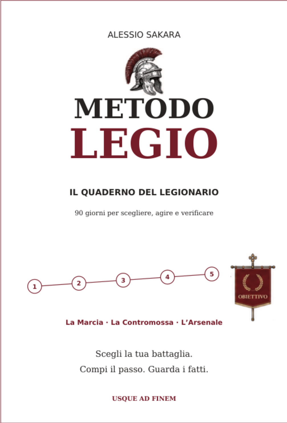 Copertina italiana di Metodo LEGIO — Il Quaderno del Legionario